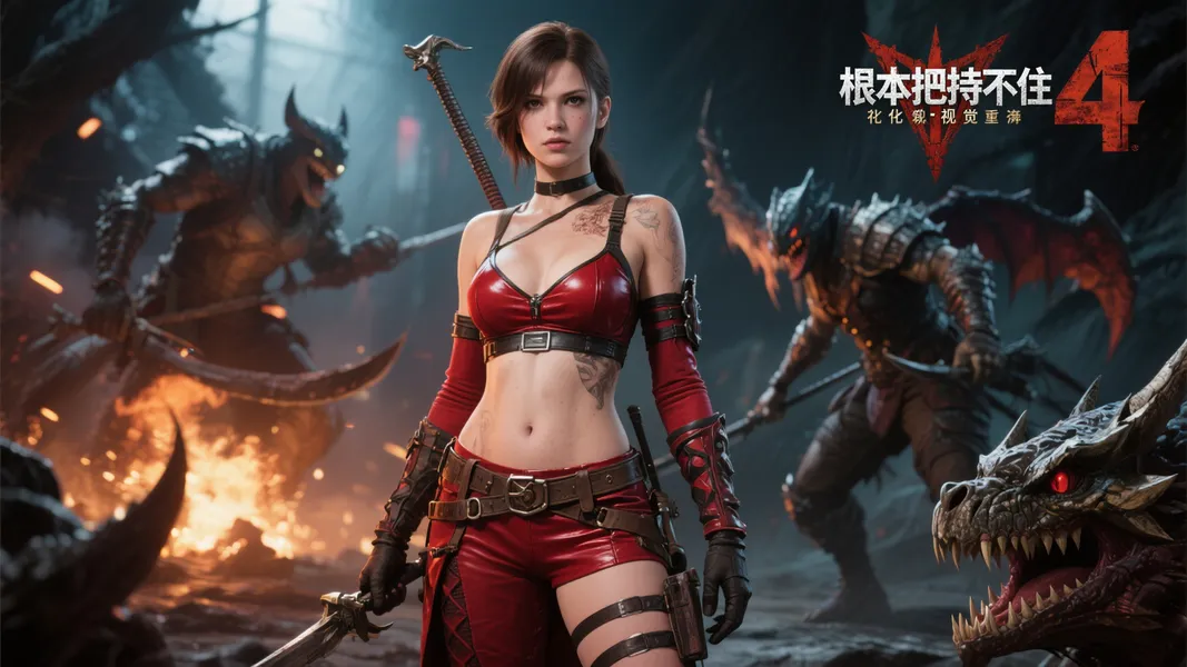 惊艳全场！《生化4RE》艾什莉体模化身《怪猎》性感女角！