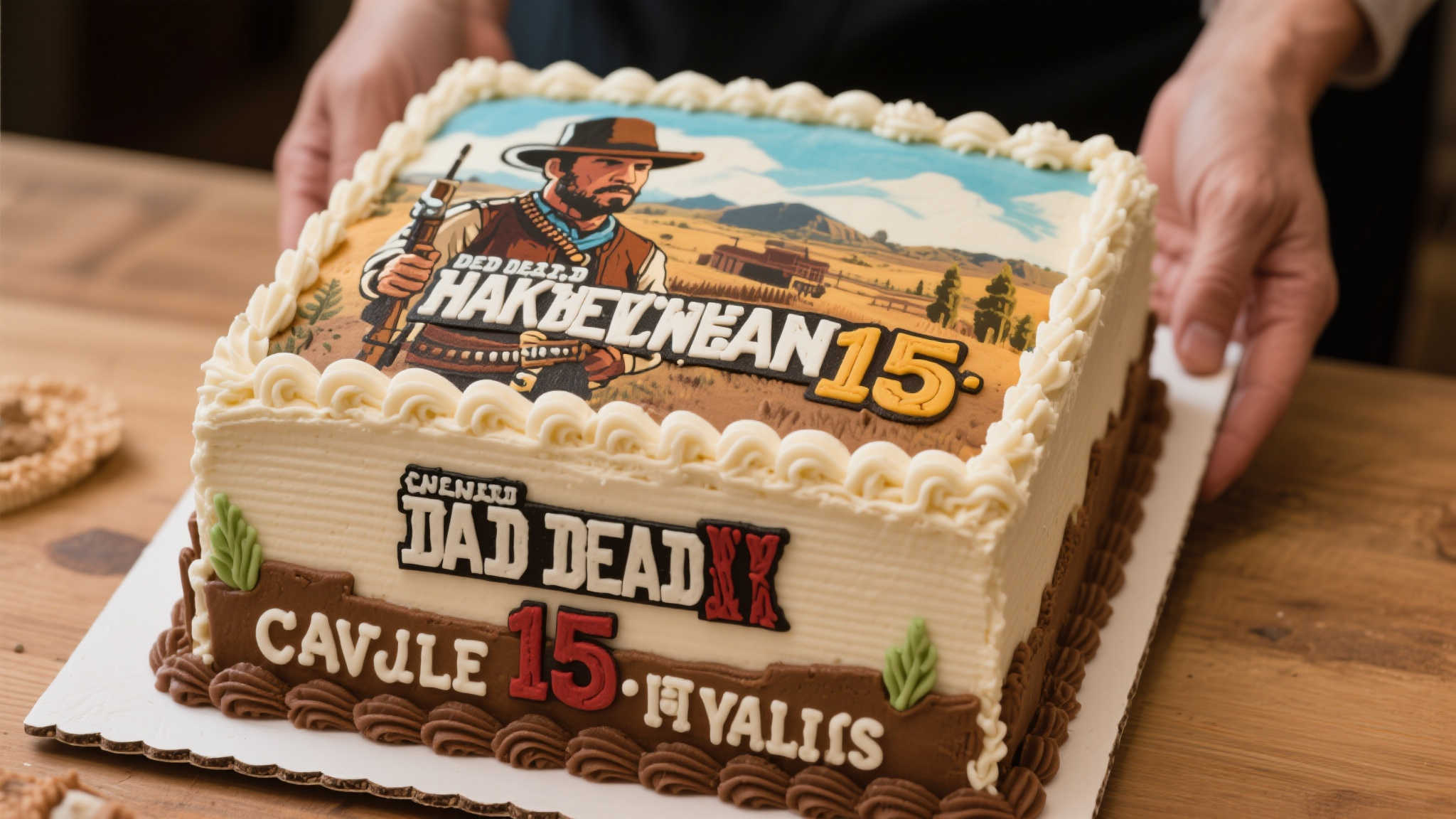 《荒野大镖客》15周年庆：粉丝献上精致蛋糕致敬经典